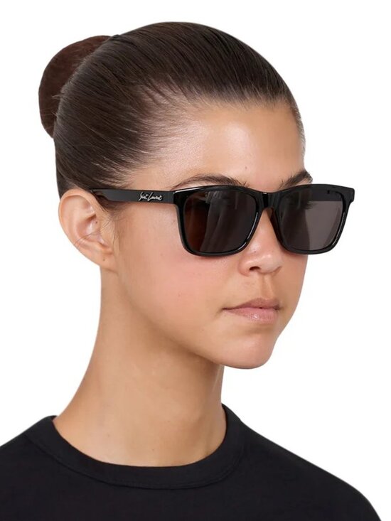 Saint Laurent Women Sunglasses Black Square SL318 001 NEW AUTHENTIC main image 11